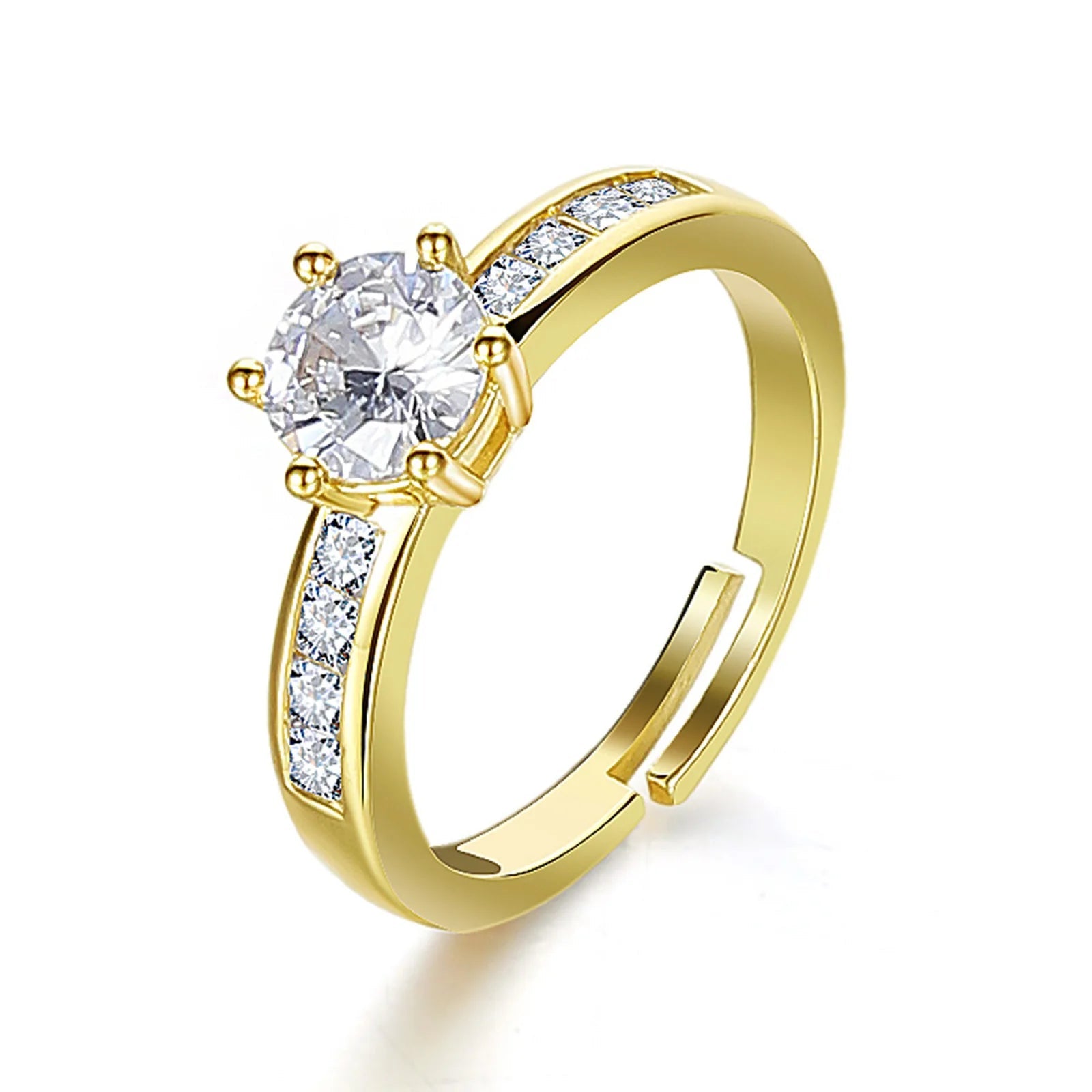 Womens Luxury Cystal Stone Ring